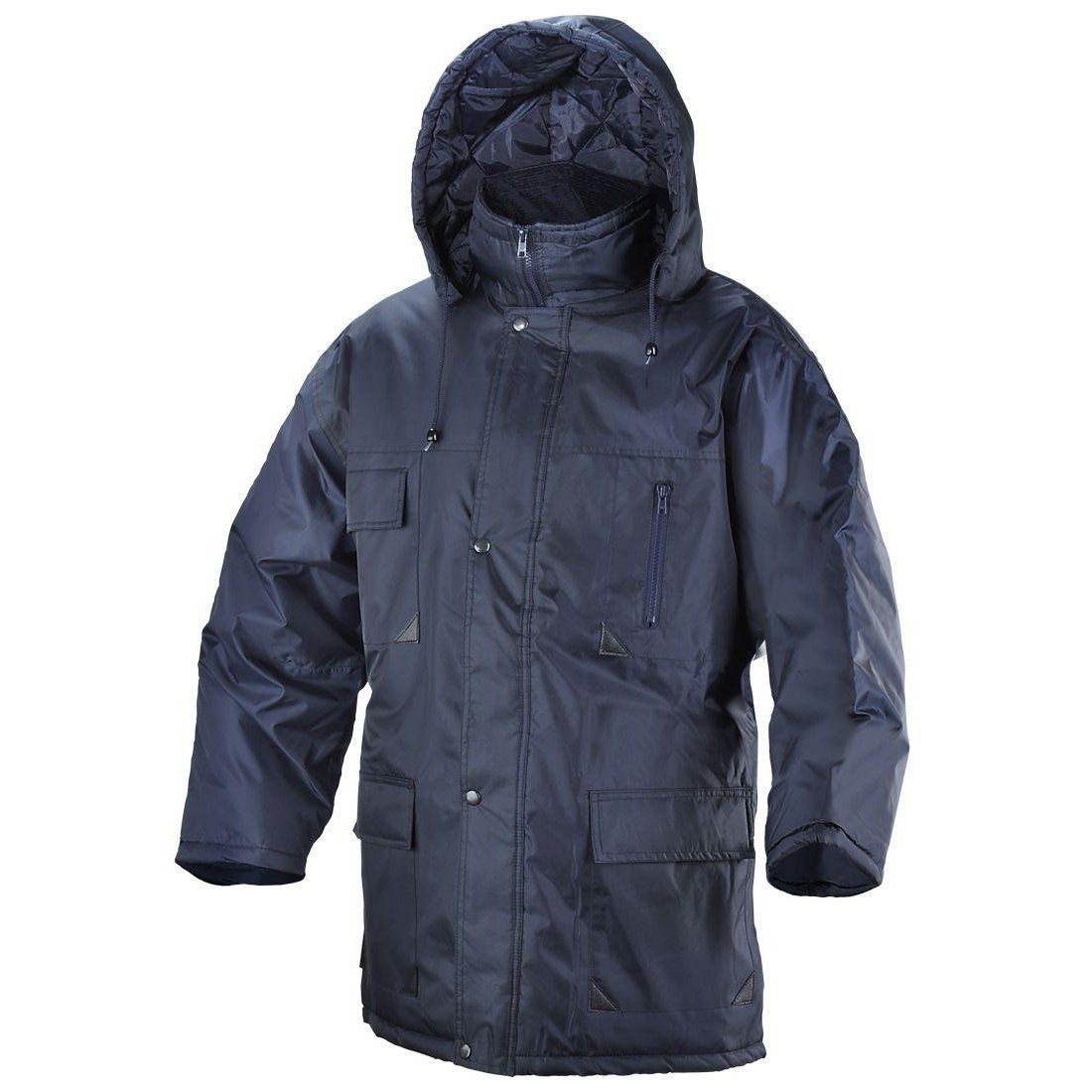 Gevoerde luxe nylon parka - waterdicht - afritsbare gevoerde capuchon - S t/m 3XL